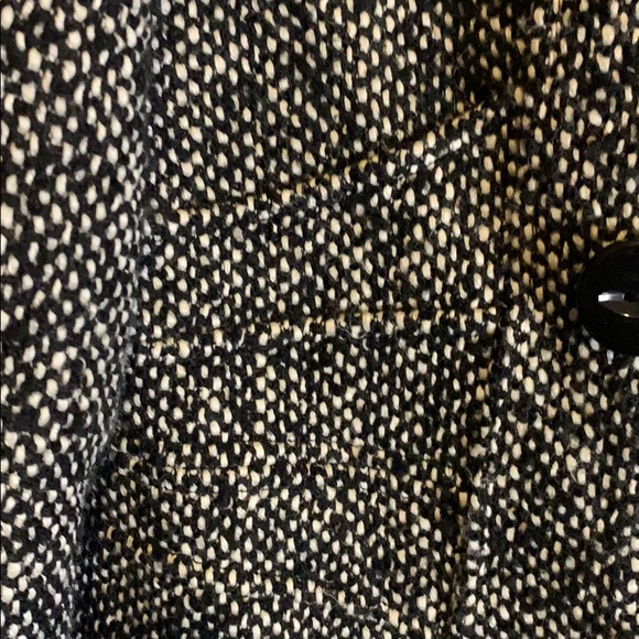 Tweed hoodie Pea Coat with spare buttons - Picture 4 of 8